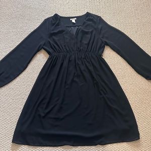 Long sleeve gothic/gothic Lolita black sheer bouffant dress. Perfect for summer